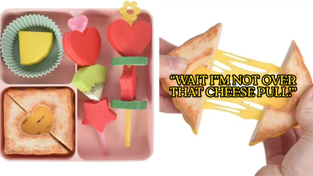 The Melty Action of This Play Food Grilled Cheese Rivals the Real Thing and We Want to Play With It ASAP