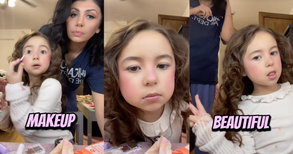 How Young Is Too Young for a Full Face? This Kid’s ‘GRWM’ Is Stirring Debate