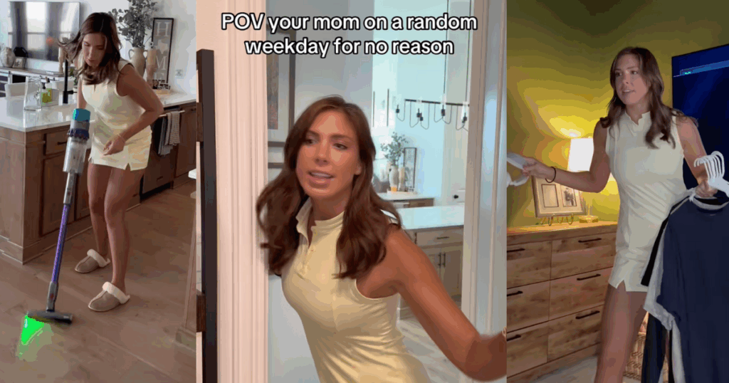 Woman’s Hilarious Mom Impersonation Shows Parents at Their Breaking Point