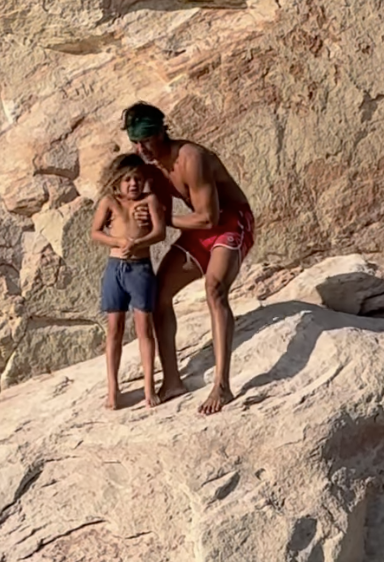 People Are Praising the Parenting Style of a Dad Who Threw His 7-Year-Old Son Off a Cliff