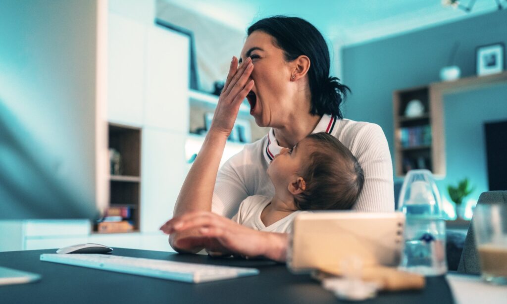 A Mom of Two Kids Yawned So Hard She Broke Her Neck